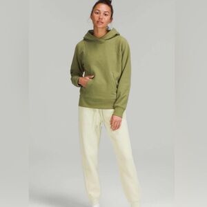Lululemon Loungeful Hoodie In Bronze Green